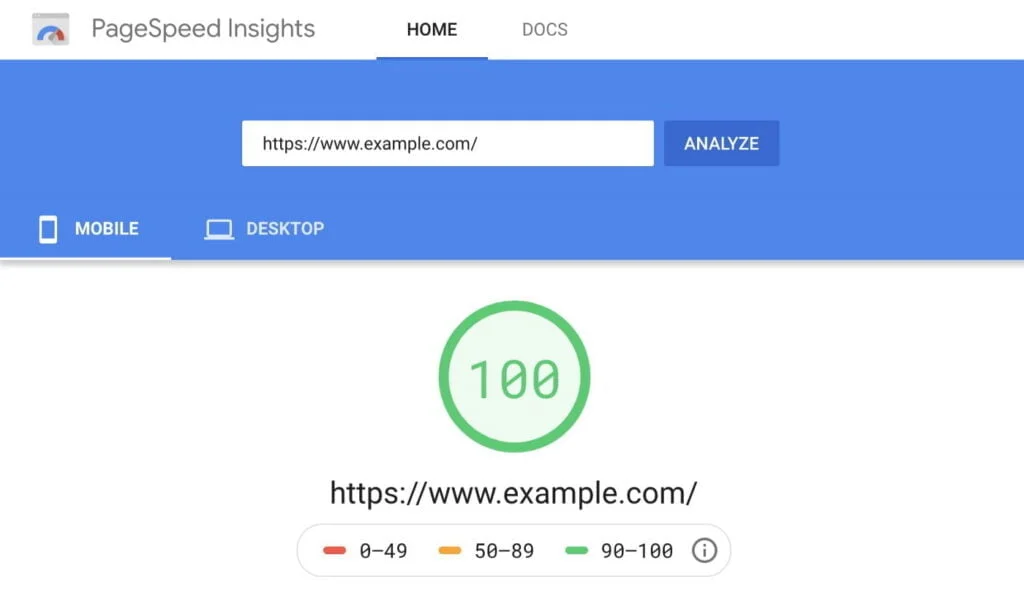 PageSpeed-Insights
