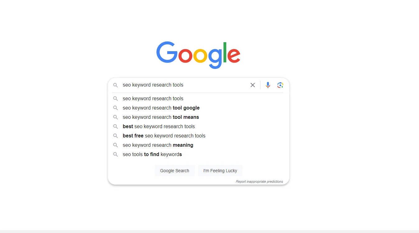 SEO Keyword Research Tools